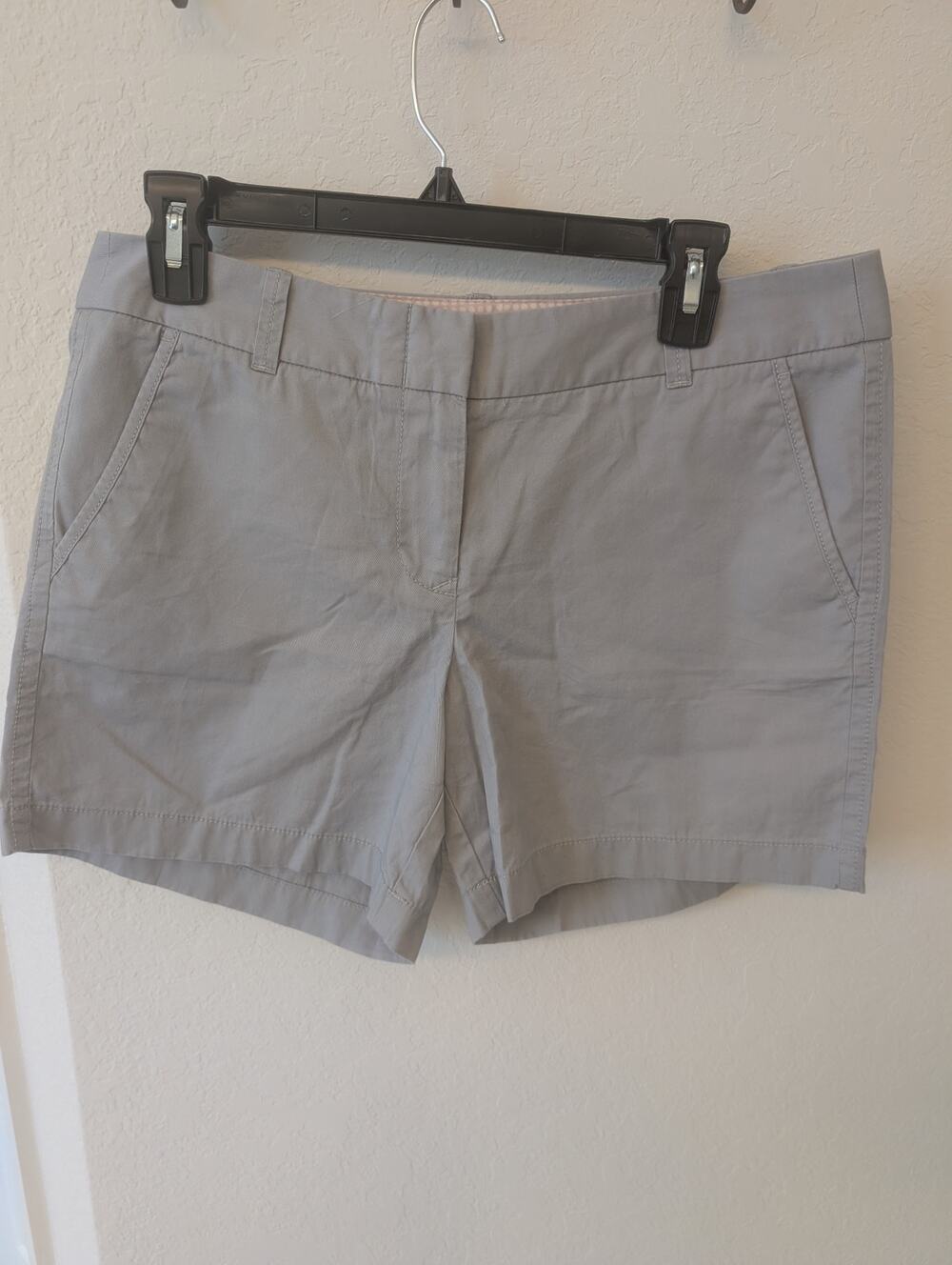 J Crew NWT CIty Fit Grey Shorts Coastal Preppy 5" inseam Sz 8